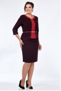 Lady Style Classic 1189 черный+малиновый