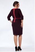 Lady Style Classic 1189 черный+малиновый