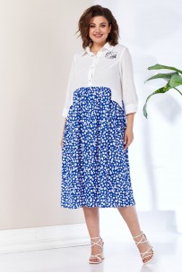 Anastasia 1107 белый-васильковый