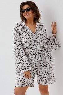 BegiModa 8008 сердечный принт