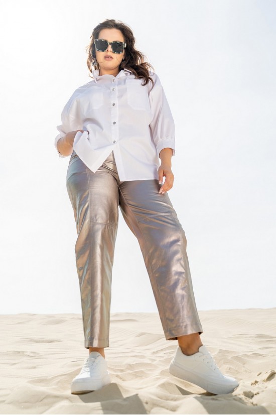 ANDINA 238 джинс серебро-антик