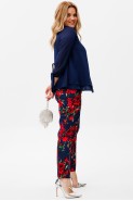 Michel chic 1390 синий, розы