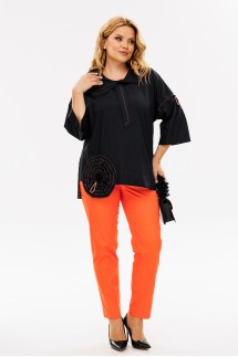 Michel chic 1385 черный, оранжевый