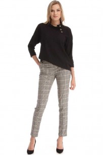 Klever 376В  серый клетка