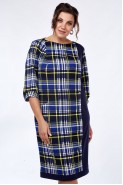 Lady Style Classic 955/7 синий с желтым