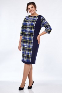 Lady Style Classic 955/7 синий с желтым