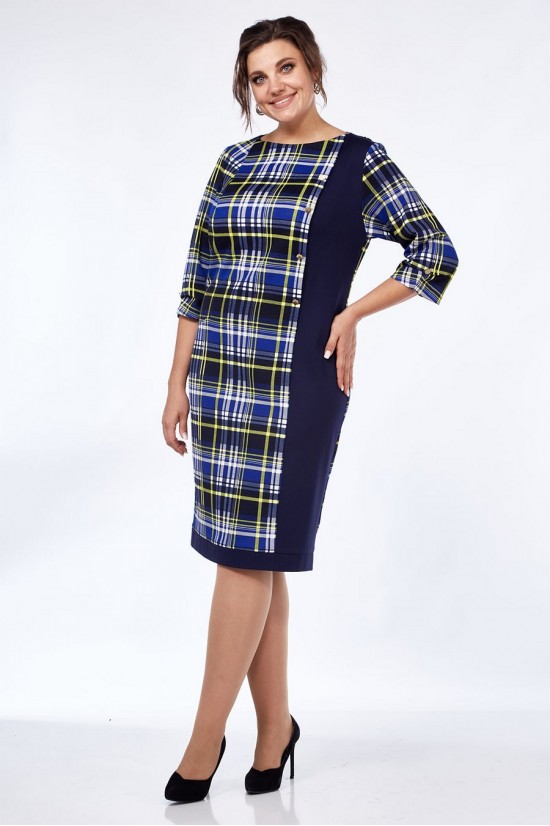 Lady Style Classic 955/7 синий с желтым