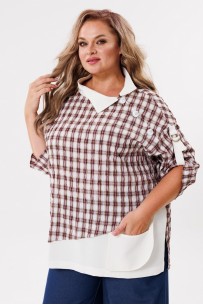Michel chic 751/1 клетка, бежевый