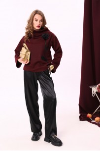 NIKVA 922-1 бордо+чёрный NIKVA 922-1 бордо+чёрный