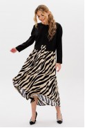 AmberA STYLE 1113-1 черный/зебра
