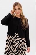 AmberA STYLE 1113-1 черный/зебра