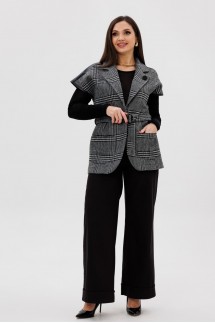 Michel chic 1404 черный, темно-серый, клетка