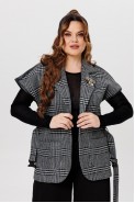 Michel chic 367 темно-серый, клетка