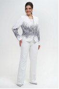 Alani Collection 2301 серый принт на белом