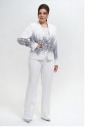 Alani Collection 2301 серый принт на белом