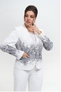 Alani Collection 2301 серый принт на белом