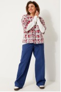 BegiModa 4119 красная клетка