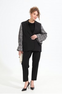 NIKVA 951-2 чёрный+серая клетка NIKVA 951-2 чёрный+серая клетка