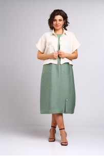 Ладис Лайн 1555 хаки-молочный Ладис Лайн 1555 хаки-молочный