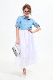 NIKVA 967-1 молоко+голубой NIKVA 967-1 молоко+голубой