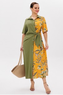 Anastasia 1203 олива+ принт