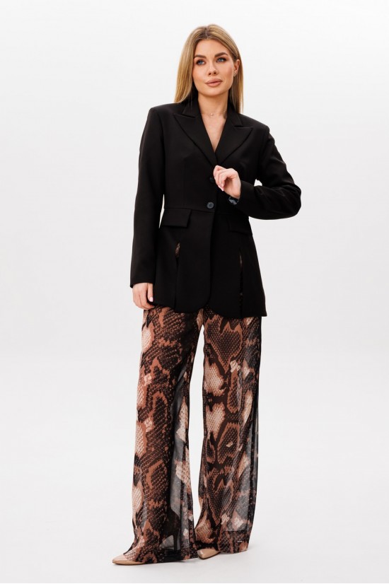 AmberA STYLE 2108 черный-питон