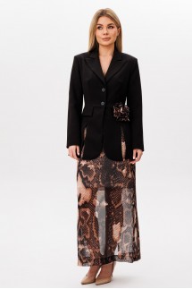 AmberA STYLE 2107 черный-питон