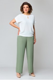 Slavia-elit 539 молочный+оливковый