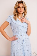 Мода Юрс 2690 голубой_цветы