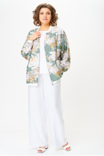 Ладис Лайн 1567 цветы+белый Ладис Лайн 1567 цветы+белый