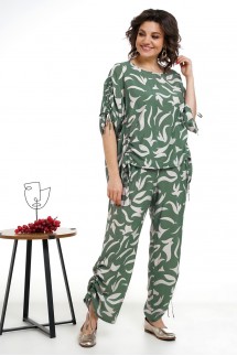 Alani Collection 2321 зеленый+молоко