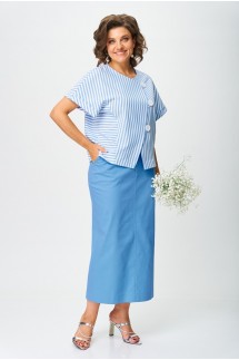 Michel chic 1422 голубой, полоска