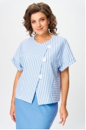 Michel chic 1422 голубой, полоска