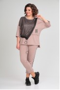 Michel chic 1329/1 пудра, черный