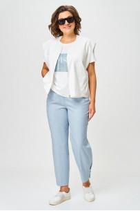 Карина Делюкс 1360 бело-голубой Карина Делюкс 1360 бело-голубой