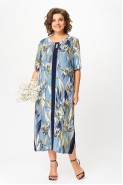 Michel chic 2168 голубой, цветы