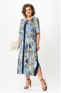 Michel chic 2168 голубой, цветы