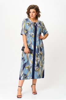 Michel chic 2168 голубой, цветы