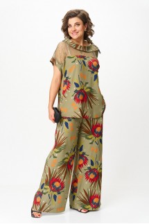 Michel chic 1426 хаки, цветы