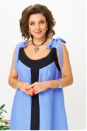 AVA FASHION 126 черно-голубой