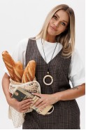 MaVie 685 коричневая клетка