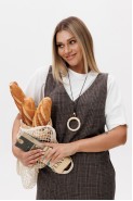 MaVie 685 коричневая клетка