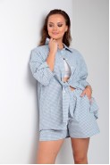 Liona Style 899 голубая клетка