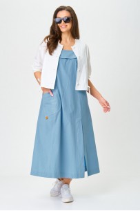 Карина Делюкс 1353 бело-голубой Карина Делюкс 1353 бело-голубой