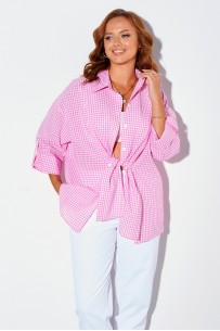 Liona Style 897 розовая клетка