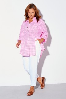 Liona Style 898 розовая клетка
