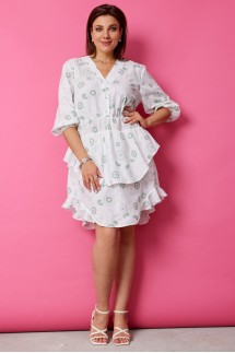 BegiModa 1056 шалфей на белом