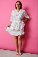 BegiModa 1056 шалфей на белом
