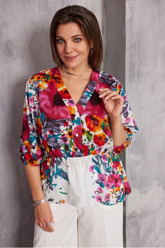 BegiModa 4131 маковый принт