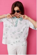 BegiModa 4132 шалфей на белом